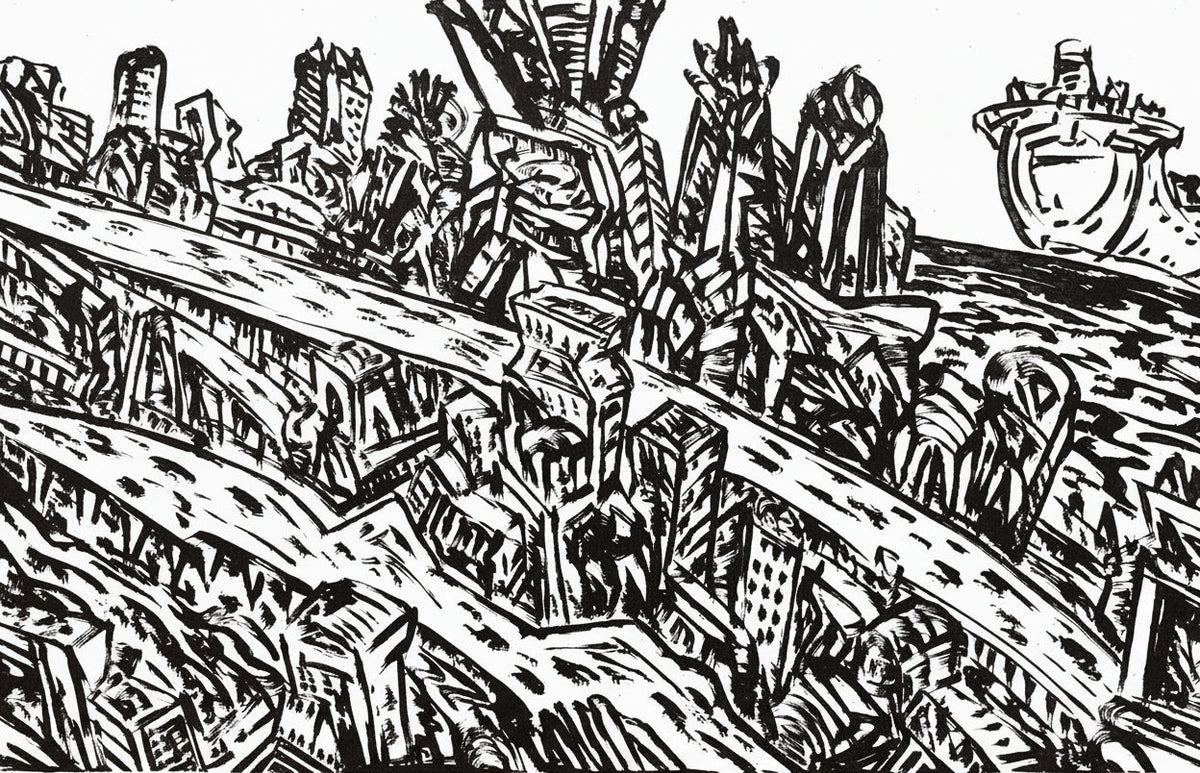 Black and White: Etchings, Lithographs and Linocuts