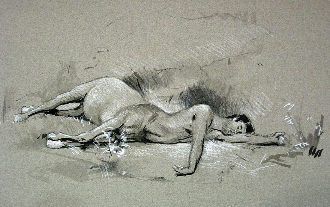 Study for, Wounded Centaur