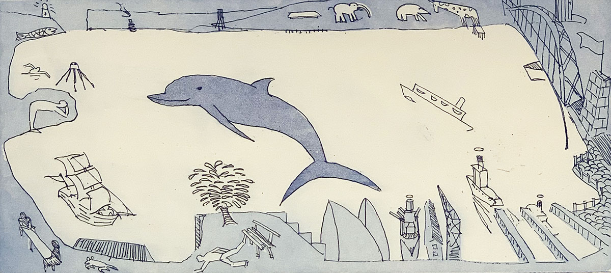 Sydney Harbour dolphin