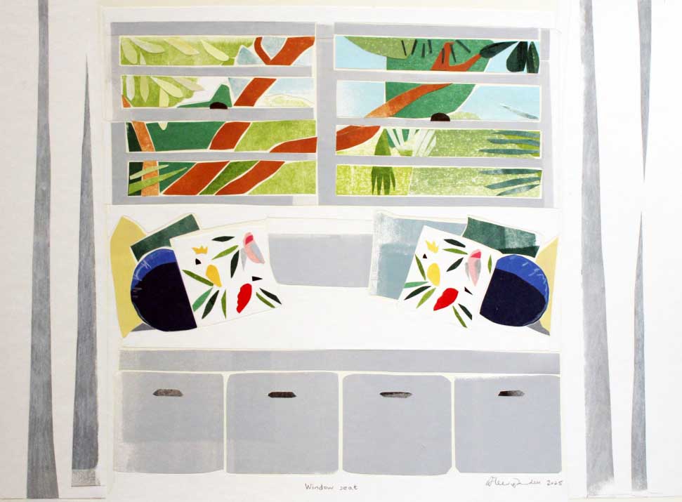 Paper window, printed cups