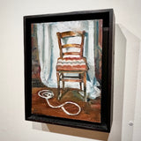 Study for, White rope and Greek chair 2025