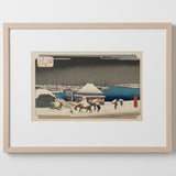 ANDO HIROSHIGE  Evening snow at Takanawa (Takanawa Yoru no Yuki) c. 1842-47