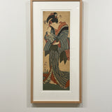 KIKUGAWA EIZAN (1787 – 1867) Beauty holding a doll  c. 1820
