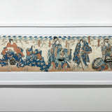 UTAGAWA YOSHIIKU (1833 - 1904) A scene from the Kabuki play, the Soga Brothers' Revenge 1860