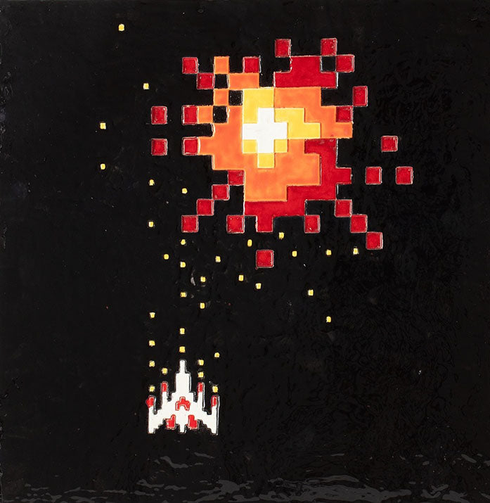 Space Invaders Exploding Space Invaders, Big Explosion 2024 – Australian Galleries
