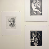 Kneeling nude with beast I 1962-63