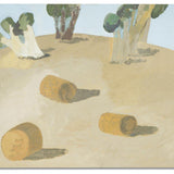 Hay in the Paddock with Trees 2025