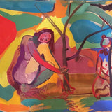 Two figures in the forest  2008