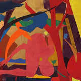 Fallen man by red tree  2010-25