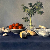 Still life with tomatoes and coriander 2024