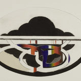 Small black cloud with lake 1970