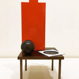 Bench with orange figure 2008