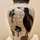 Vessel with magpie  2024