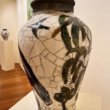 Vessel with magpie  2024