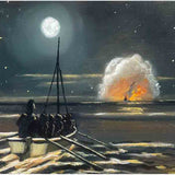 Study for the exploding ship  2025
