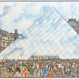 The Louvre Pyramid, Paris 2024