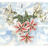 Oriental lilies II - with tightrope walker 2024