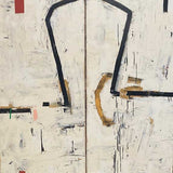 Head on two panels 2024