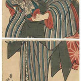 KIKUGAWA EIZAN (1787 – 1867) Beauty holding a doll  c. 1820