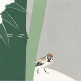KAMISAKA SEKKA (1866 – 1942) Sparrow and Bamboo in Snow, from the series World of Things (Momoyogusa) 1909