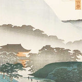 ANDO HIROSHIGE II (1826 – 1869) Daijo-ji Temple at Kanazawa in Kaga Province (Kaga Kanazawa Daijo-ji) from the series One Hundred Famous Views in the Various Provinces 1859