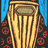 Peace chador, Paris, 13.11.15 2015