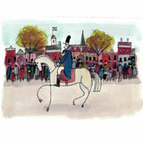 Robert O'Hara Burke, mounted on his horse Billy, leaves Melbourne 2026