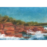 Red cliffs off Beowa 2023