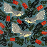 Fantails and bottlebrush 2023