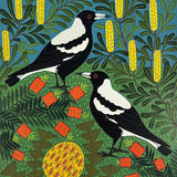 Magpies in the garden 2024