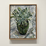 Succulent in green pot 2024