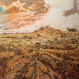 Dust storm, late afternoon, Diamantina Lakes National Park 2014