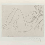 Nu au collier et aux cheveux longs  1920