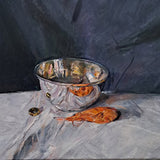 Silver bowl with prawn 2026