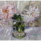 Dahlias in large vase 2024
