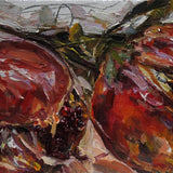 Pomegranate with leaves III 2021