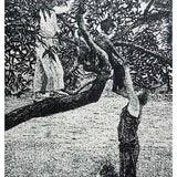 Parked Life – Elsie helping Gus, Otto, Rometh and Pickle climb a tree, Seville Park, April 2020 2021