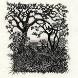 The gate beneath the boughs 2021
