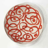 Pink and white bowl 2012