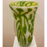 Green and white vase  2005