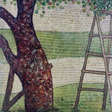 Orchard with ladder 2025