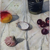 Scattered still life with mango 2024