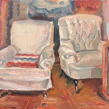 Study for, Self portrait with two chairs 2025