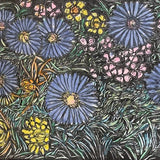 Daisies with wax flowers 2008-23