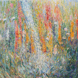 Midday waterfall among flowers 2024